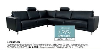 Daells Bolighus Hjørnesofa tilbud