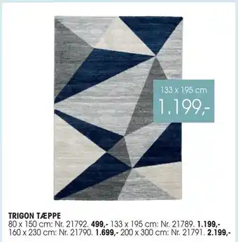 Daells Bolighus Trigon tæppe tilbud