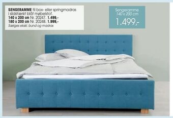 Daells Bolighus Sengeramme tilbud