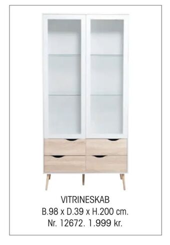 Daells Bolighus VITRINESKAB tilbud