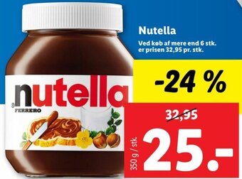 Lidl Nutella tilbud