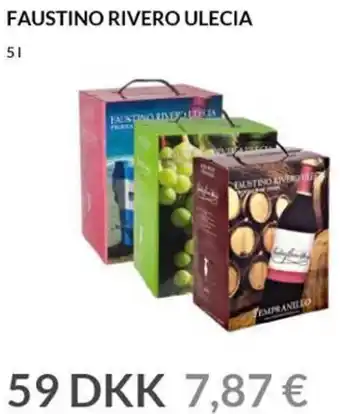 Nielsen's Discount Faustino Rivero Ulecia 5L tilbud