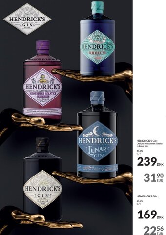 Nielsen's Discount Hendrick's Gin tilbud