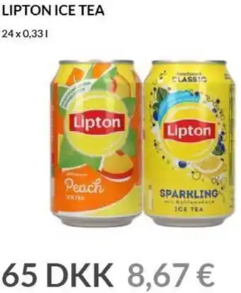 Nielsen's Discount Lipton Ice Tea 24x0,33L tilbud