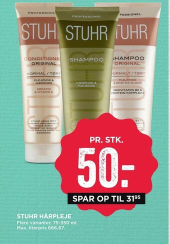 MENY Stuhr hårpleje tilbud