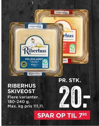 MENY Riberhus skiveost tilbud