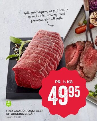 MENY Freygaard roastbeef af okseinderlår tilbud