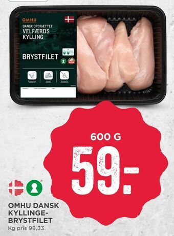 MENY Omhu dansk kyllingebrystfilet tilbud