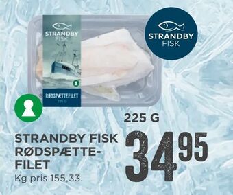 MENY Strandby fisk rødspættefilet tilbud