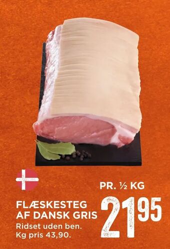 MENY Flæskesteg af dansk gris tilbud