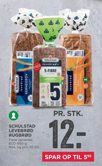 MENY Schulstad levebrød rugbrød tilbud