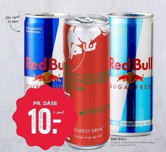MENY Red bull tilbud
