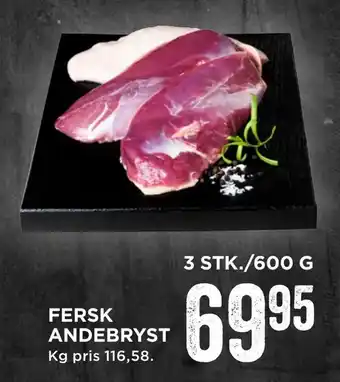 MENY Fersk andebryst tilbud