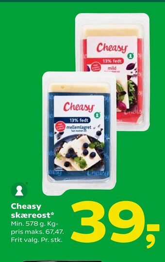 Coop 365 Cheasy skæreost tilbud