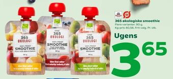 Coop 365 365 økologiske smoothie tilbud