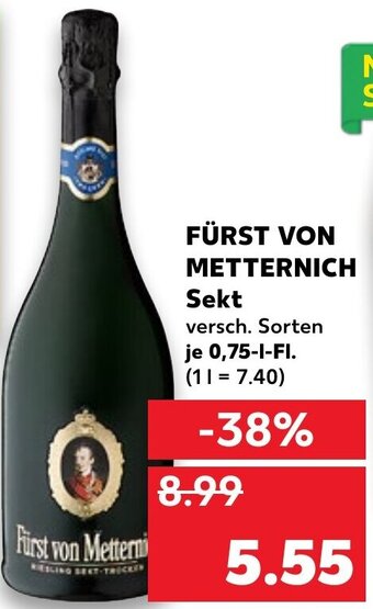 Kaufland Fürst Von Metternich Sekt tilbud