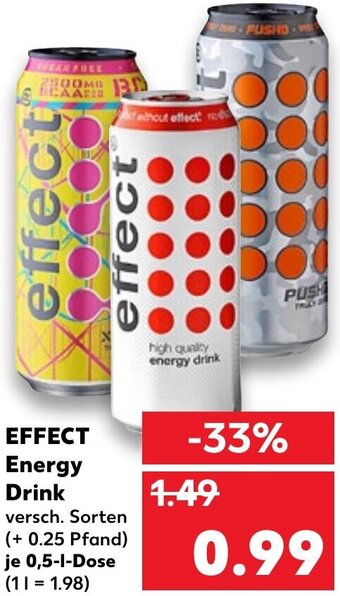 Kaufland DE Effect Energy Drink tilbud