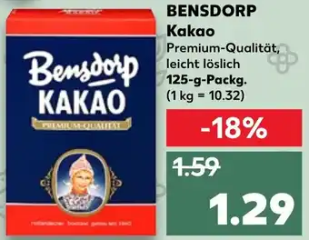 Kaufland DE Bensdorp Kakao 125g tilbud