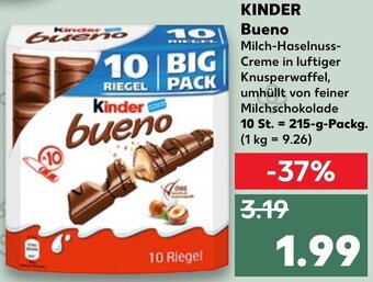 Kaufland Kinder Bueno tilbud