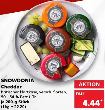 Kaufland Snowdonia Cheddar 200g tilbud