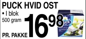 ABC Lavpris Puck Hvid Ost tilbud