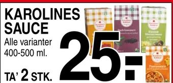 ABC Lavpris Karolines sauce tilbud