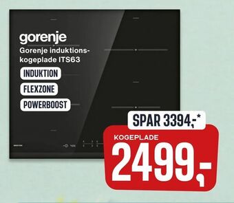 Skousen Gorenje induktions kogeplade ITS63 tilbud