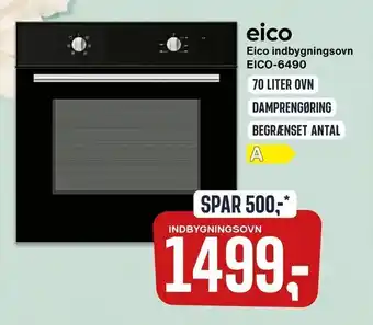 Skousen Eico indbygningsovn EICO-6490 tilbud
