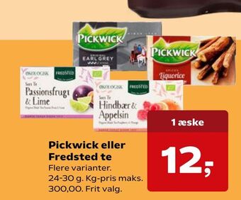 Kvickly Pickwick eller Fredsted te tilbud
