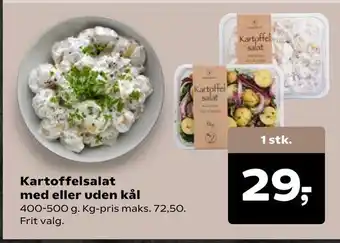 Kartoffelsalat med eller uden kål