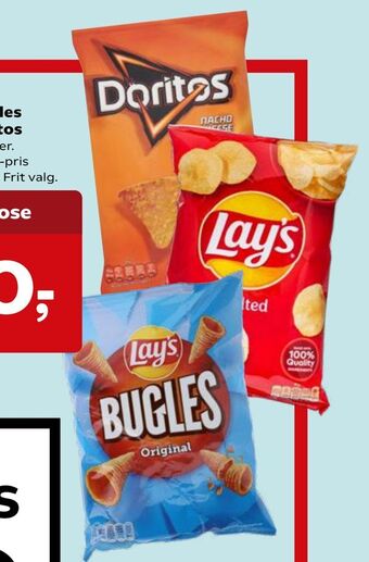 Kvickly Lays, Bugles eller Doritos tilbud