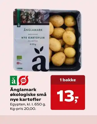 SuperBrugsen Änglamark økologiske små nye kartofler tilbud