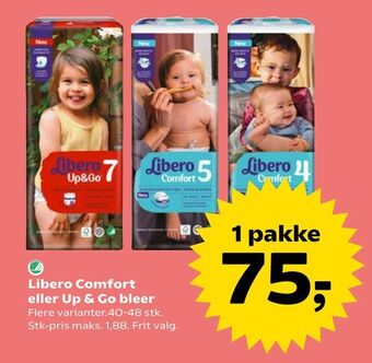 SuperBrugsen Libero Comfort eller Up & Go bleer tilbud