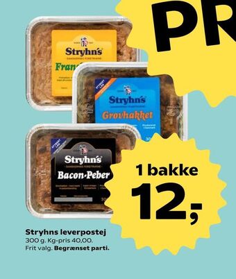 SuperBrugsen Stryhns leverpostej tilbud
