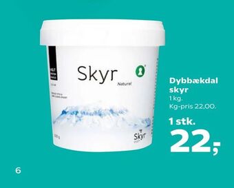 SuperBrugsen Dybbækdal skyr tilbud