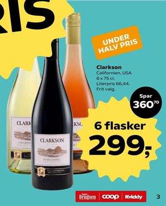SuperBrugsen Clarkson tilbud
