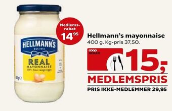 SuperBrugsen Hellmann's mayonnaise tilbud