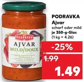Podravka Ajvar 350g
