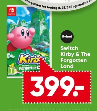 Bilka Switch Kirby & The Forgotten Land tilbud