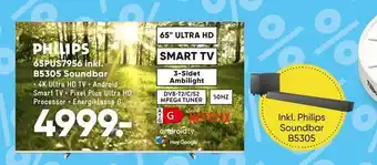 Bilka PHILIPS 65PUS7956 inkl. B5305 Soundbar tilbud