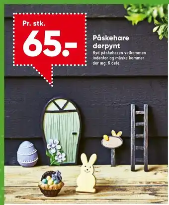 Påskehare dørpynt
