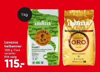 Bilka Lavazza helbønner tilbud