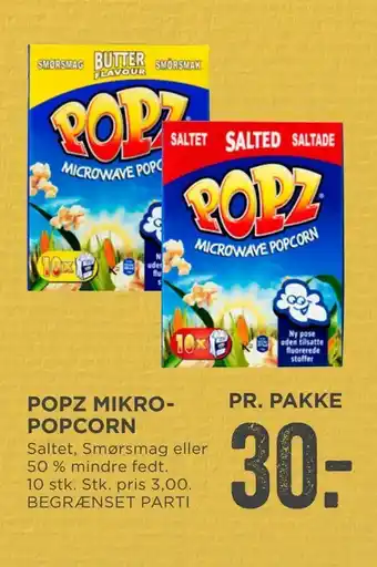 Popz mikro- popcorn
