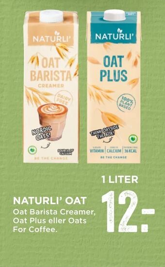 MENY Naturli' oat tilbud