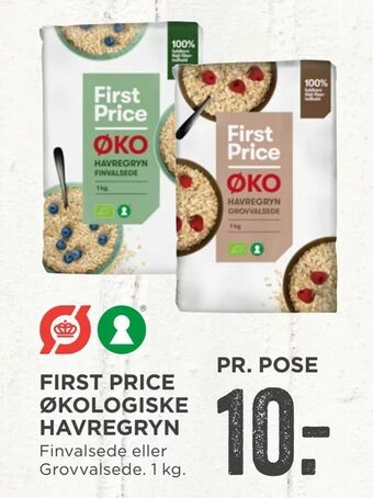 MENY First price økologiske havregryn tilbud