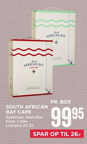 MENY South african bay cape tilbud