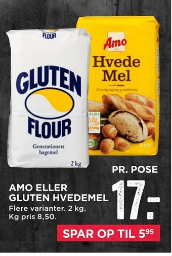 MENY Amo eller gluten hvedemel tilbud