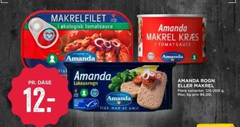 MENY Amanda rogn eller makrel tilbud