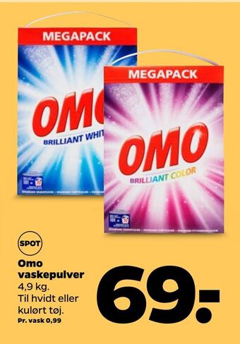Netto Omo vaskepulver tilbud
