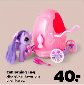 Netto Enhjørning i æg tilbud